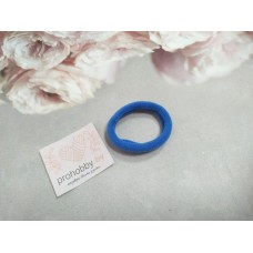 Резинки для волос бесшовные, 4 см, цвет синий